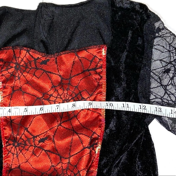Red Spider Witch Costume for ages 8-10 (size 8-10?) - Picture 2 of 7
